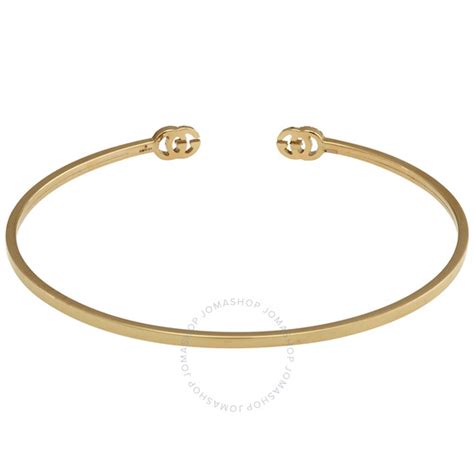 gucci men's bracelet gold|18kt yellow gold gg bracelet.